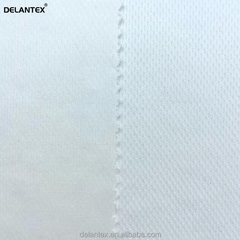Delantex 2022 Active Sports Jersey 50D 75D 100D Bird Eye Mesh 100% Polyester Printed 300 Kgs per Color Knitted for Outdoor Use