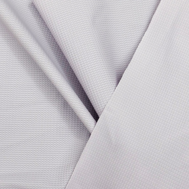 Delantex Breathable and cool feeling fabric glass check nylon T-shirt fabric 168cm 160gsm