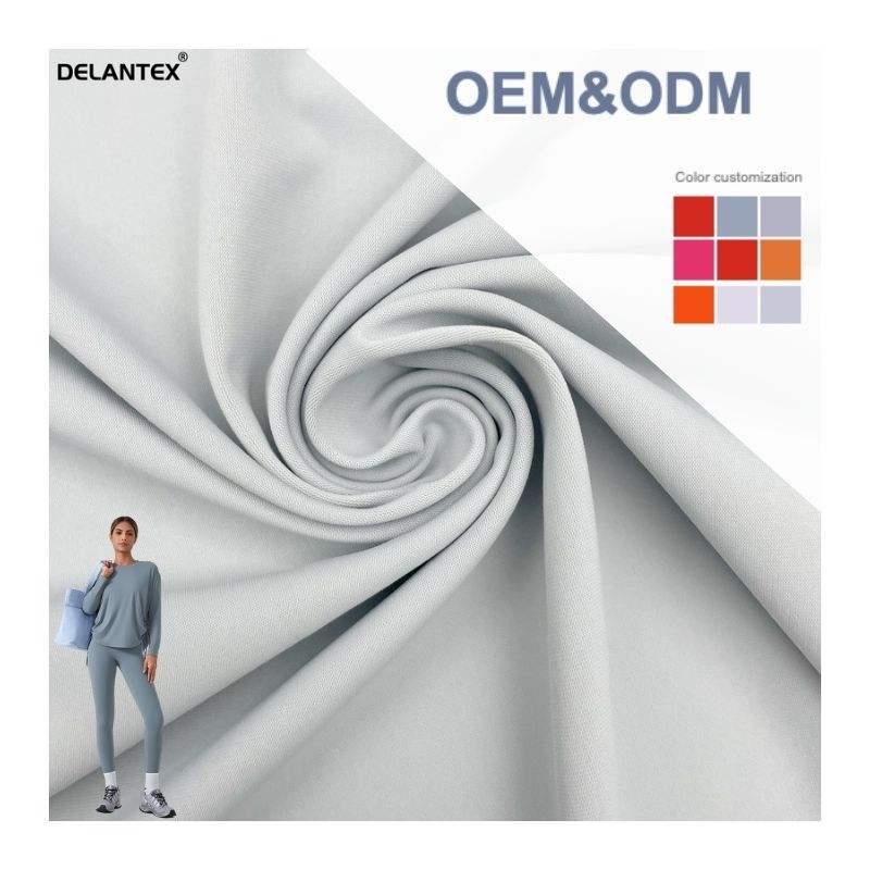 Delantex Breathable FDY Nylon Spandex 4-way-stretch Fabric for Skin Friendly Sportswear