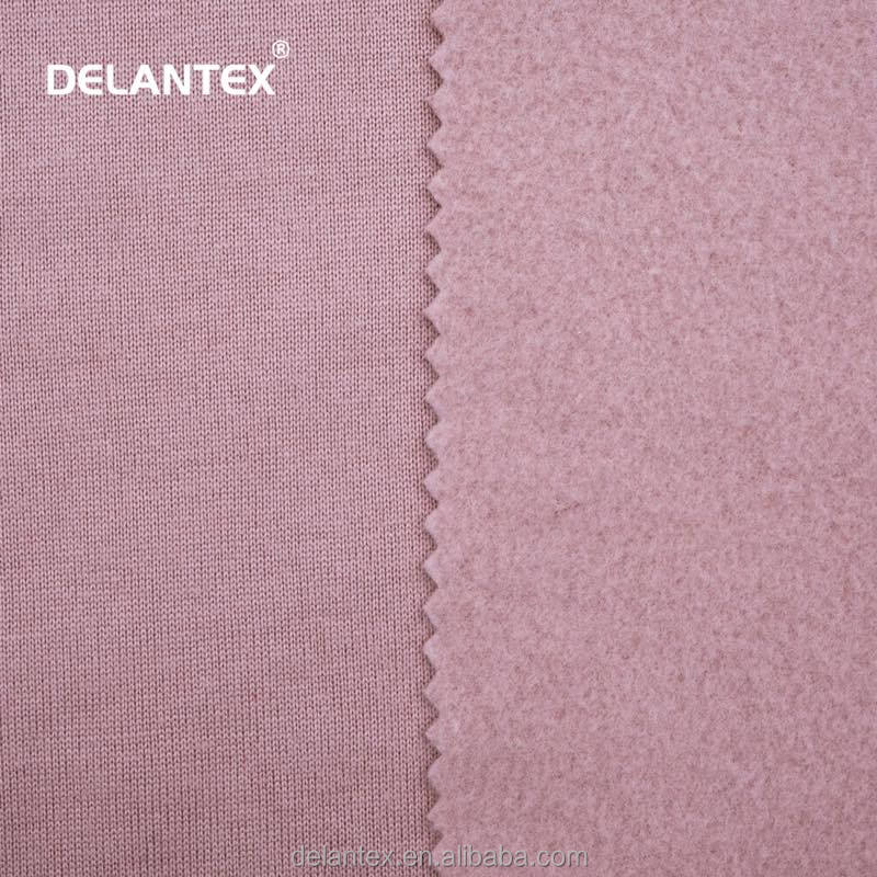 Delantex Custom Super Soft Raw Material Cute Graphics 100% Polyester Double Sided Polar Hoodie Fleece Fabric for Shirts Cloth