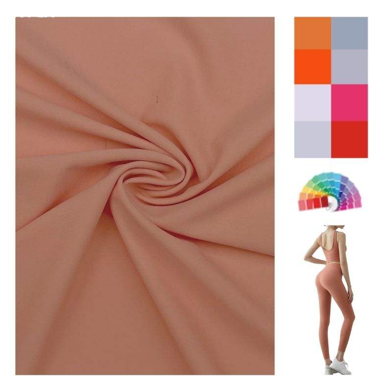Delantex Customized Plain Dyed StretchyJersey Spandex Knitted Matte Recycled Fabric