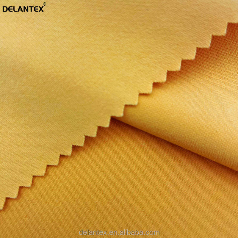 Delantex Hot Sale Soft Nylon Spandex Imitation Cotton Like 4 Way Elastic Fabric for T-shirt