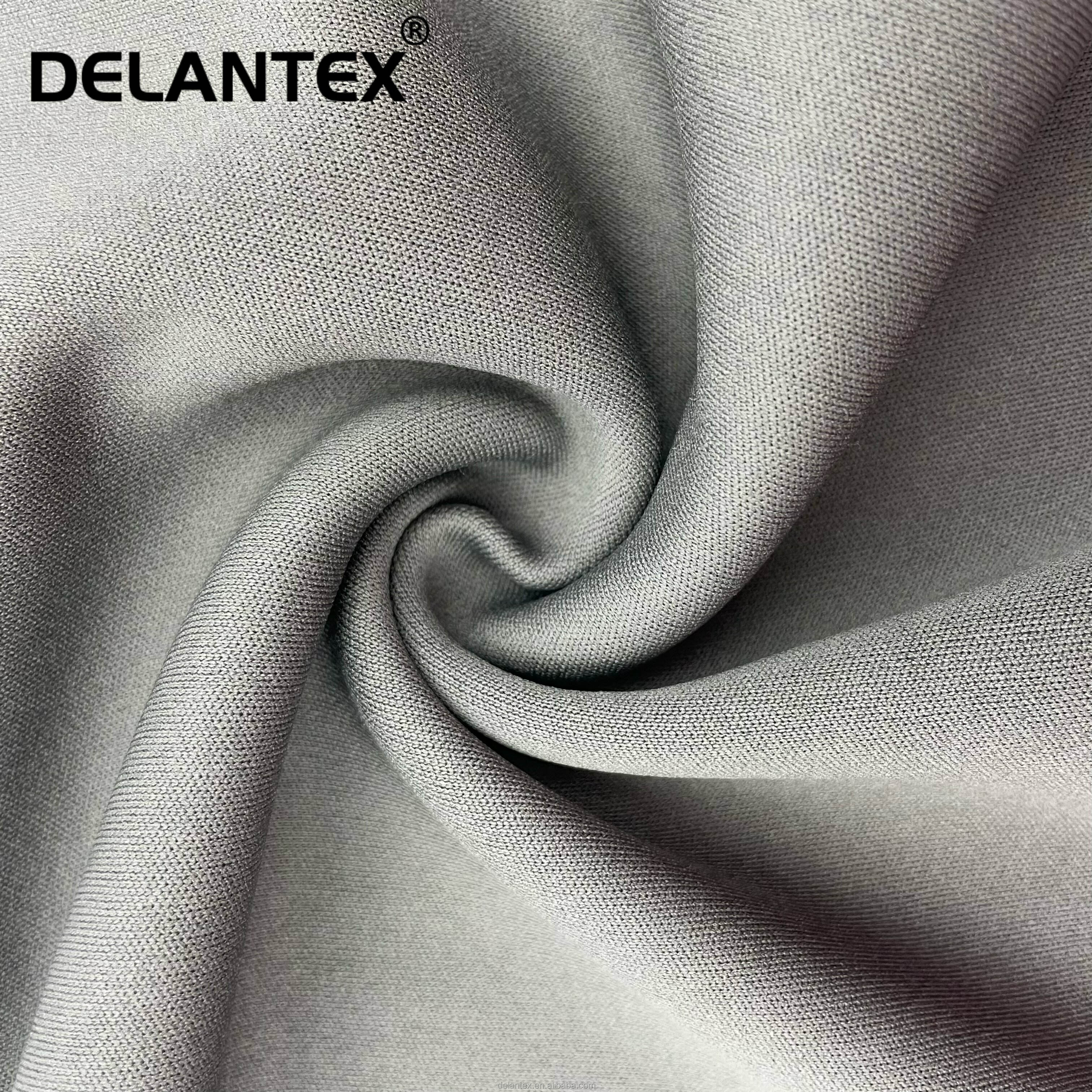 2 Layers Bonded Fleece Interlock Bonded Polyester Fabric for School Uniforms Tela Polifel 320GSM scuba Fleece Fabric