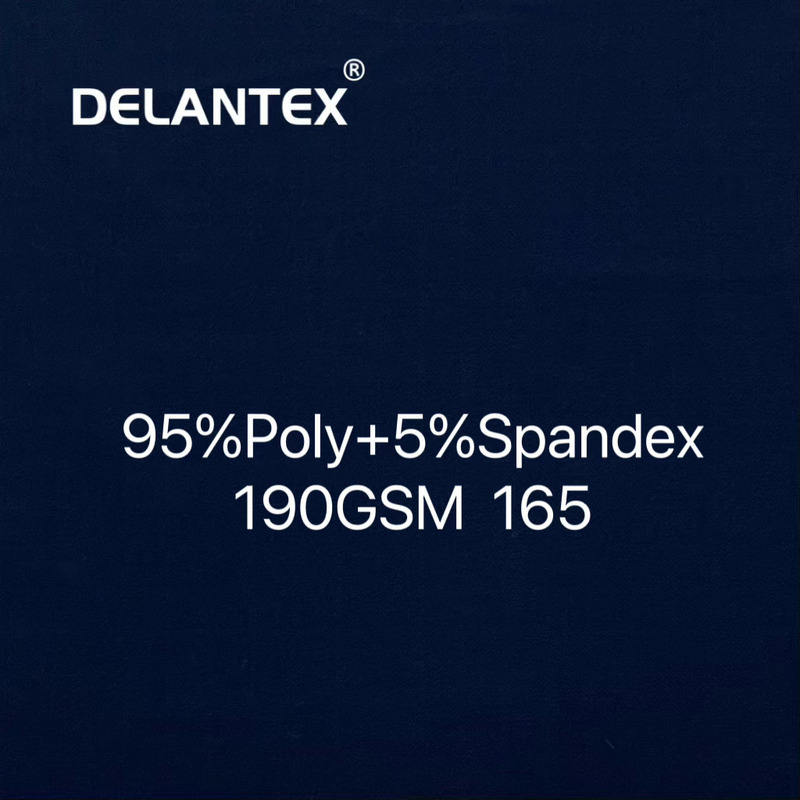 Delantex 4 Way Stretch Fabric Breathable Polyester Spandex for Garment