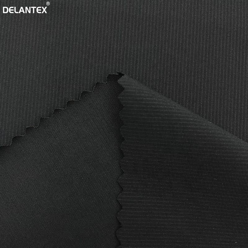 Delantex Custom Fabric Nylon Spandex Double Warp Plain Fabric for Special T-shirt