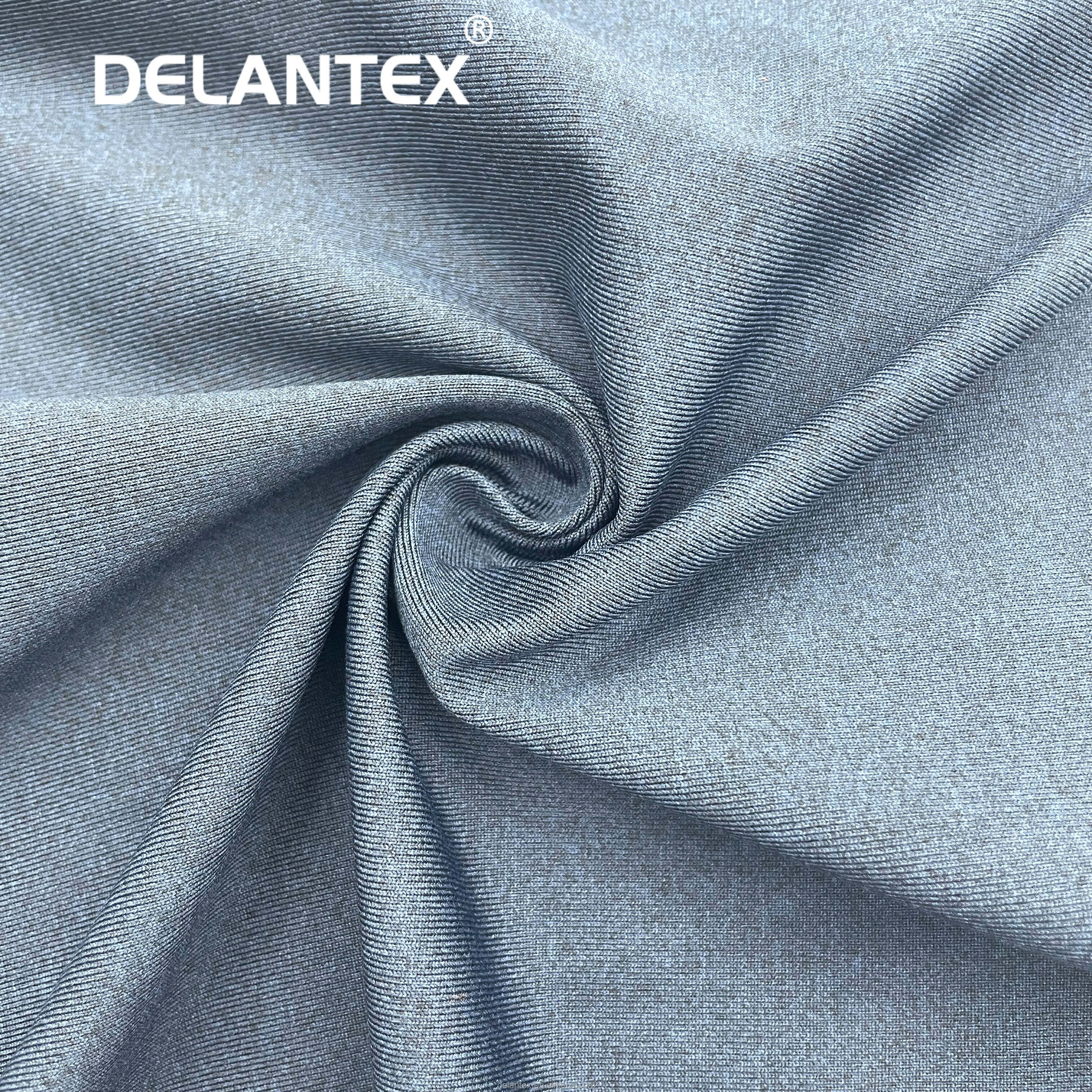 Delantex 100D/144F+20D Polyester Polar Stretch Fleece Fabric with High Quality