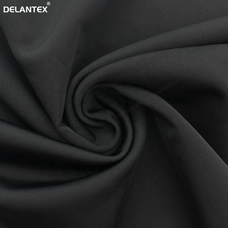 Delantex DTY Warp Knitted Moisture Wicking Polyester Elastane Fabric for Activewear