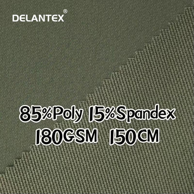 Delantex 85% Polyester 15%Spandex 300d Double Chain Jacquard Four Way Stretch Fabric