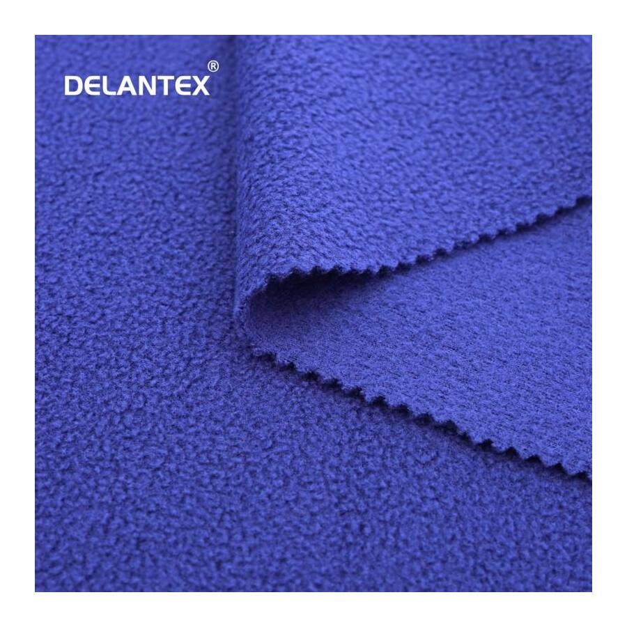Delantex Wholesale 100% Polyester Micro Polar Fleece Fabric with Brushed Antipilling