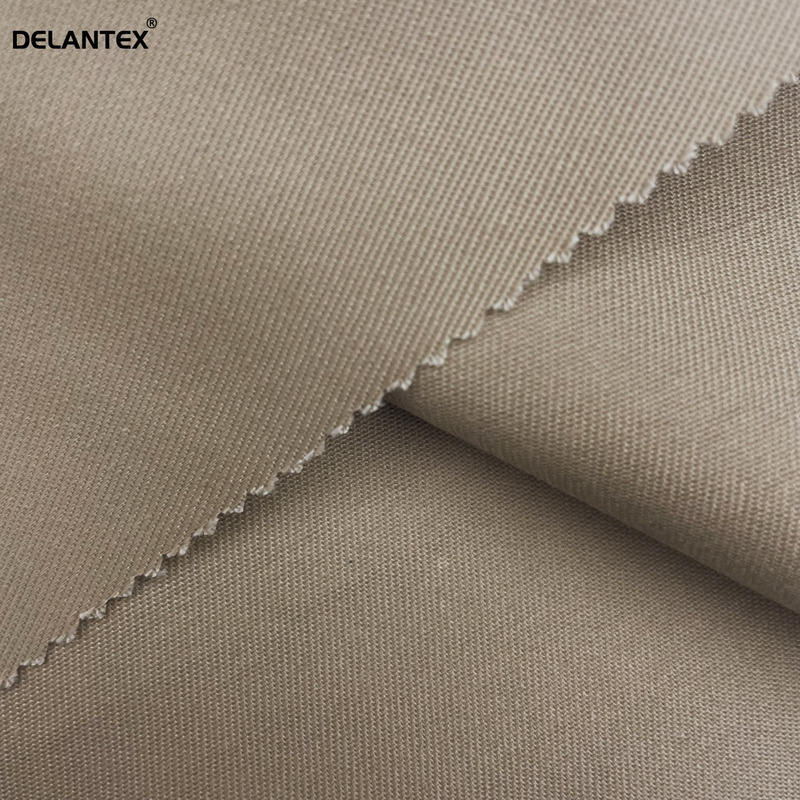 Delantex Durable Brown 65 Poly 35 Cotton Twill Workwear Fabric with Factory Price