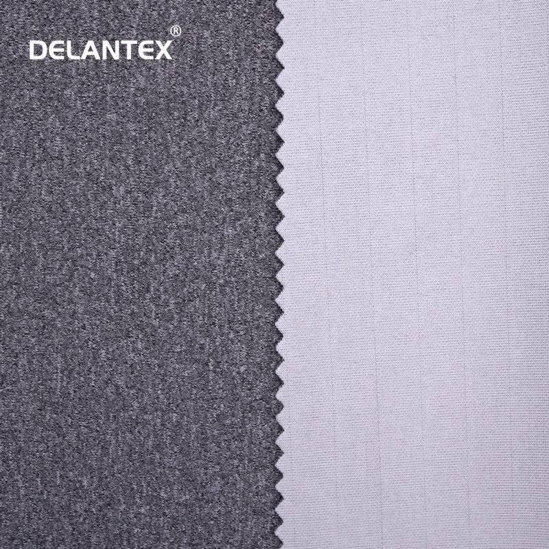Delantex Elastic Double Layer scuba Knit Fabric , Bonded Knitted Fabric