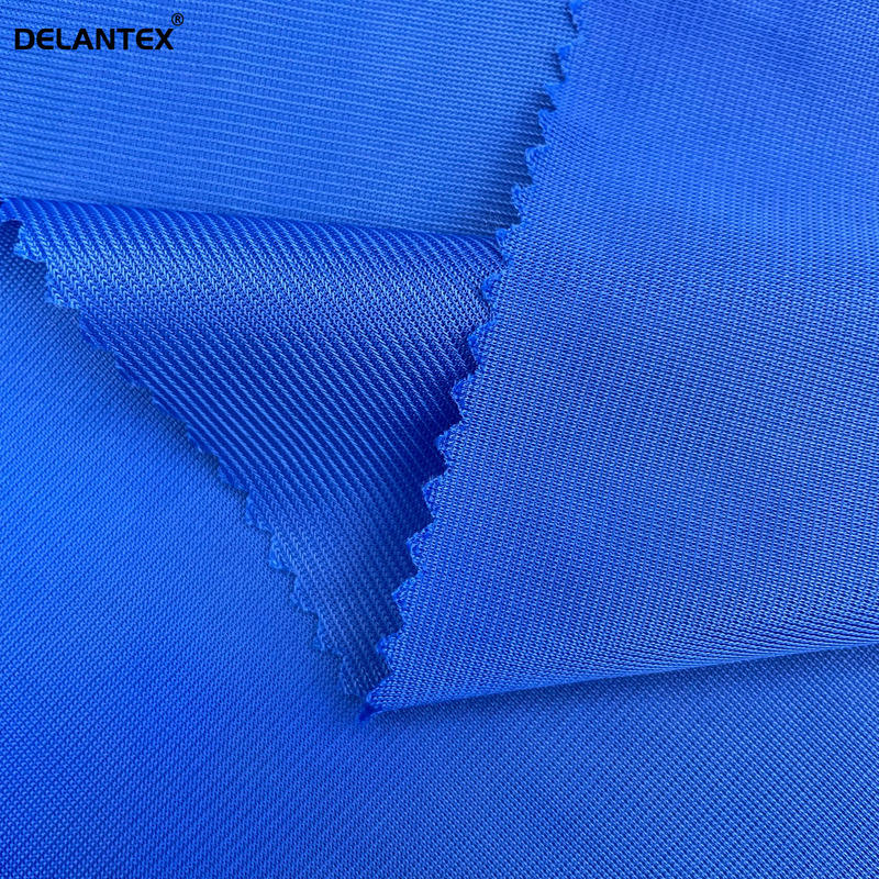 Delantex High Quality 100% Polyester Tricot Lining Fabric Single 110gsm Fabric