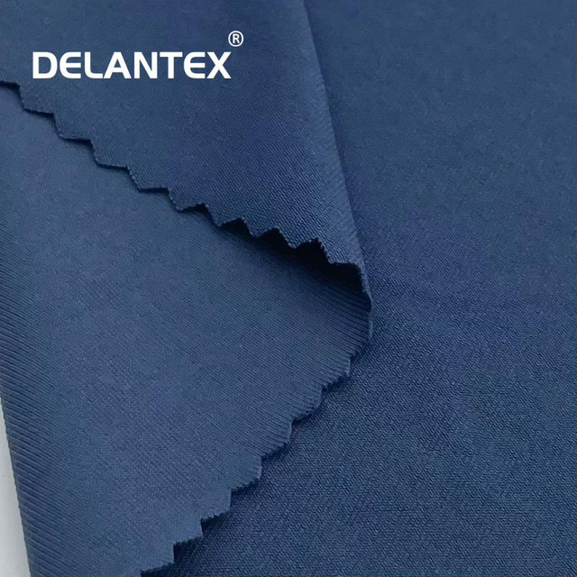 Delantex 200GSM High Elastic 90%Polyester 10%Spandex Fabric Four-Way-Stretch Fabric for Dress