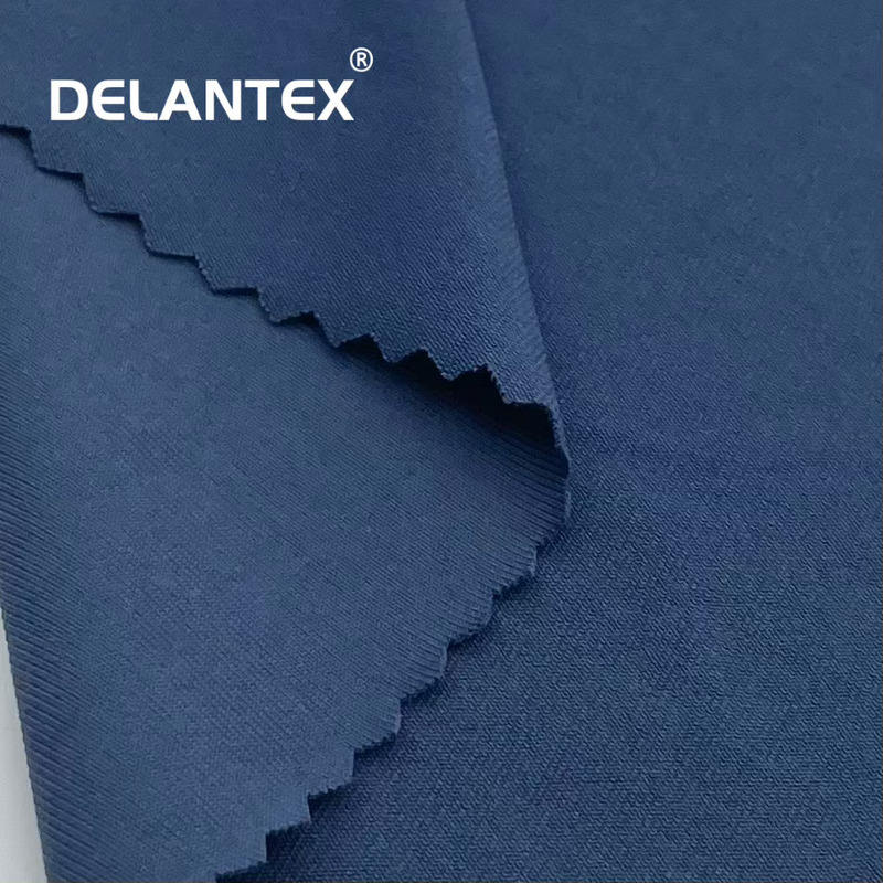 Delantex 200GSM High Elastic 90%Polyester 10%Spandex Fabric Four-Way-Stretch Fabric for Dress