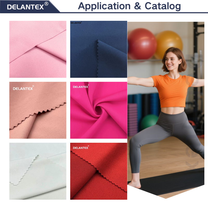 Delantex a Supplier of Soft and Skin Friendly Yoga and Swimwear Fabrics 150gsm Gram Weight