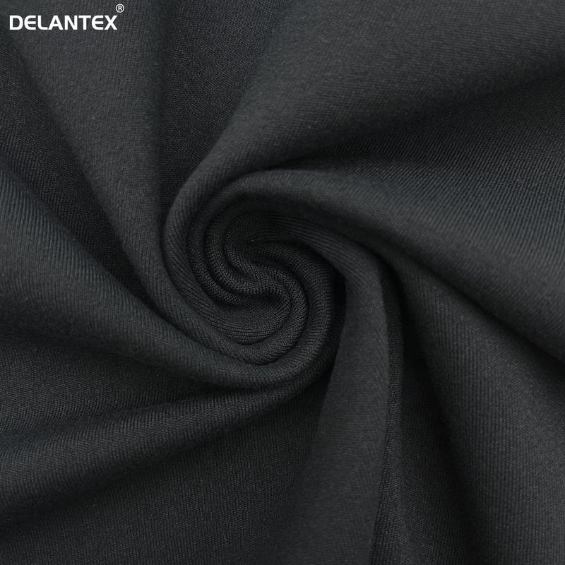 Delantex 85%polyester 15%spandex 2 Sides Brushed Stretch Interlock Jersey Fabric Supplier