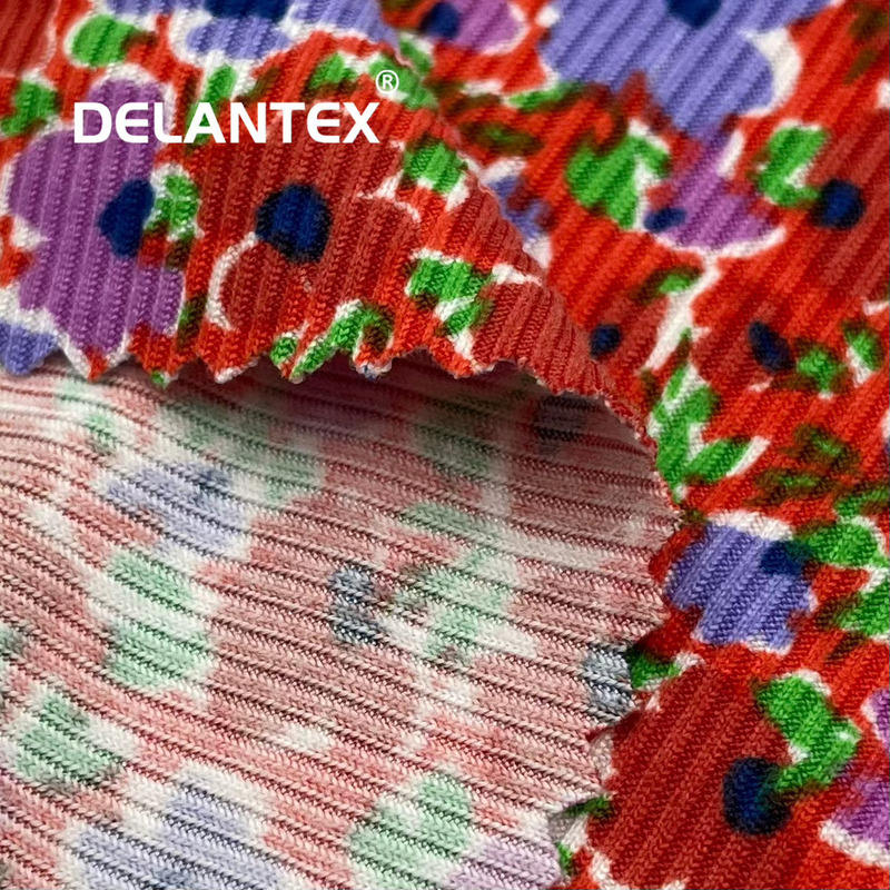 Delantex Embossing Print Wholesale Classic Style 4 Way Stretch Fabric for Sports