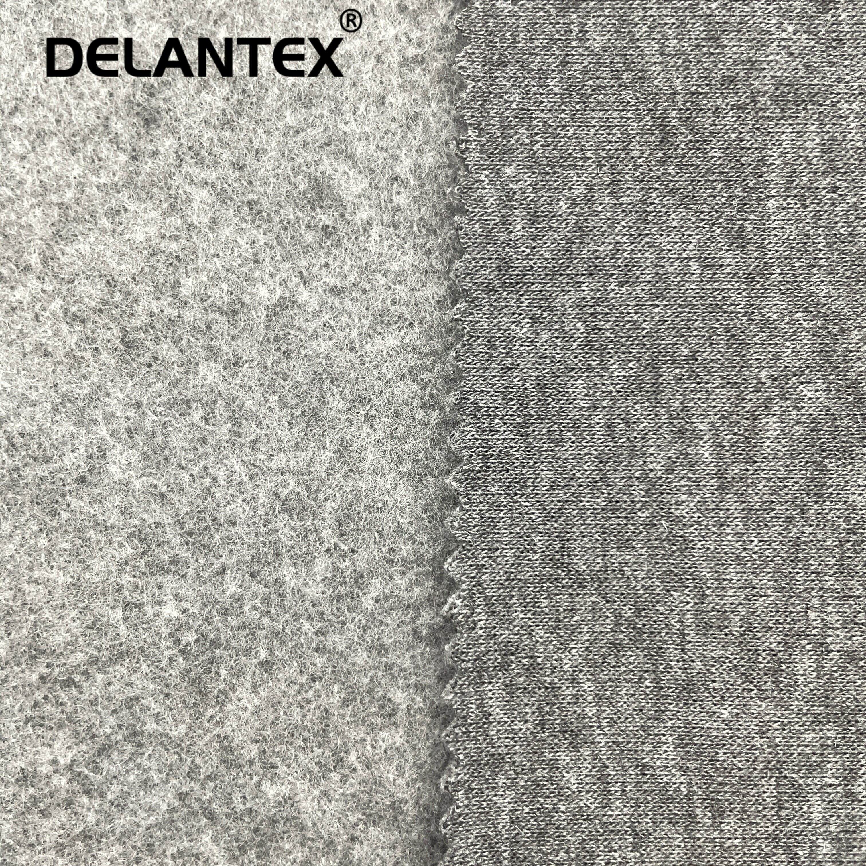 Customized Colors 100D/48F DTY 30S Spun Polyester Brushed French Terry Fleece Fabric for Hoodie