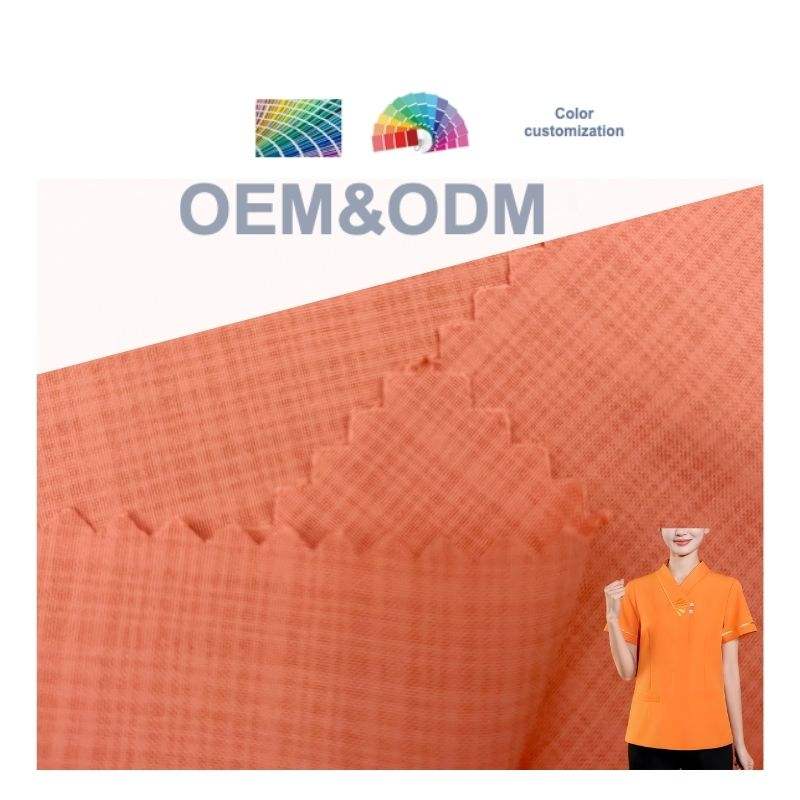 Delantex Lightweight Waterproof Cationic Dyed Polyester Fabric for Garments