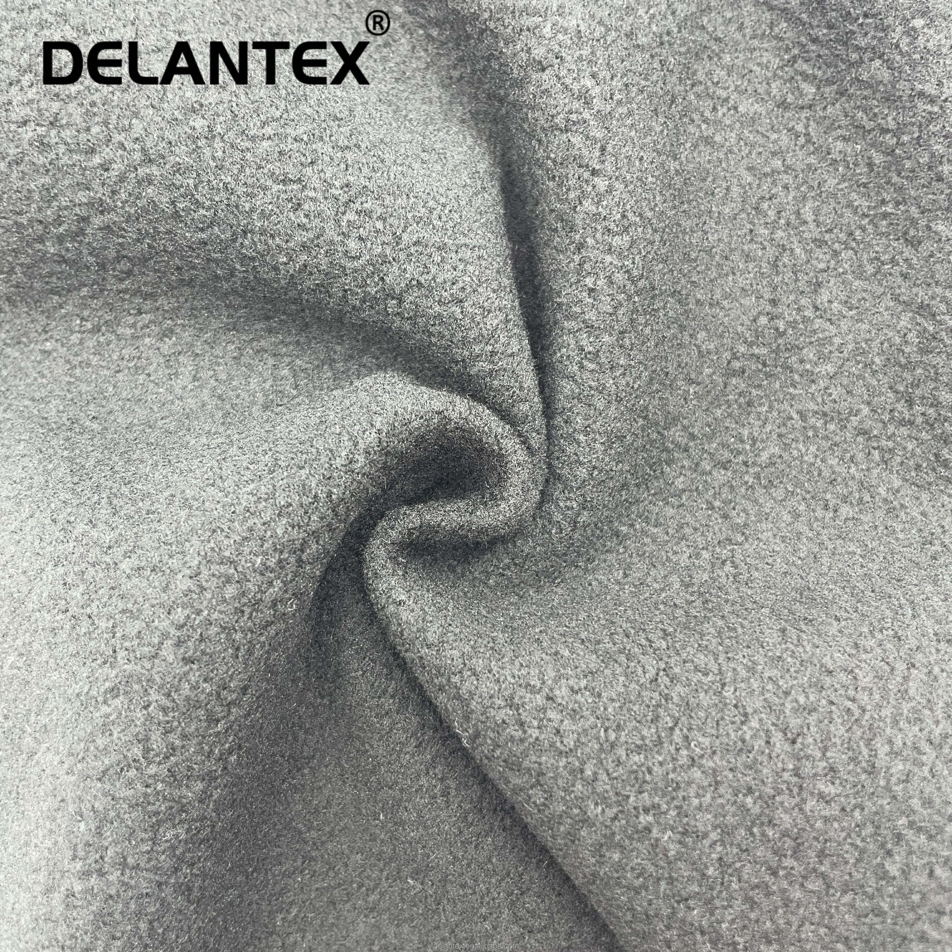 Delantex 3 Layer Breathable Twill 4 Way Stretch Bonded Softshell Material