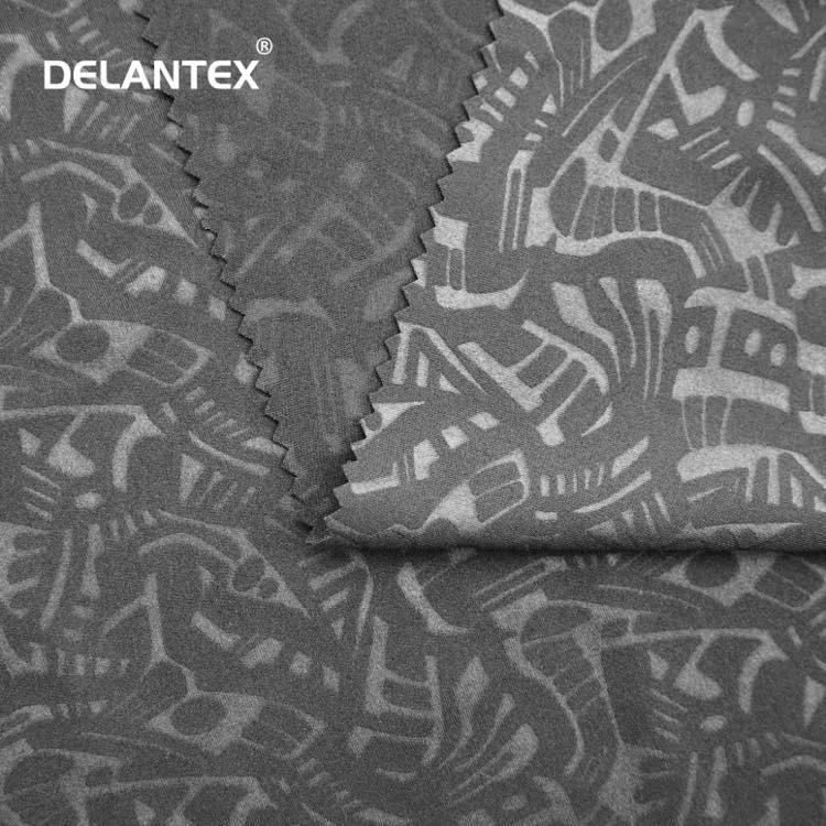 Delantex Quality Gym Clothing Fabric 83/17 Polyester Spandex Yoga Fabric for Tights Micros Brushed Fabric for Sportswear