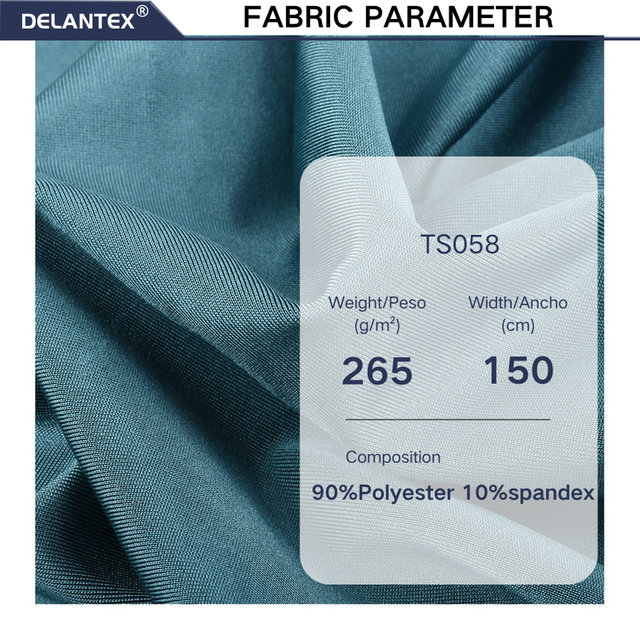 Delantex Anti-wrinkle Swimsuit Fabric 265GSM Customizable Fabric Specifications