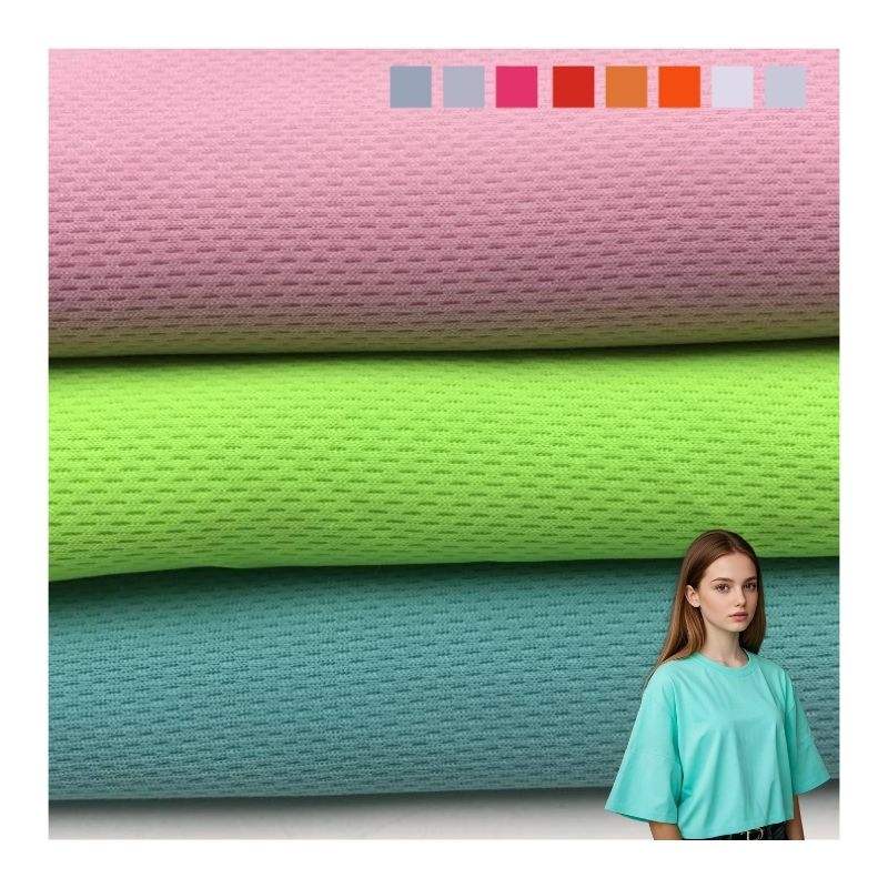 Delantex 150gsm Bird Eye Sports Suit 100% Polyester Fabric for Basketball Soccer Suits