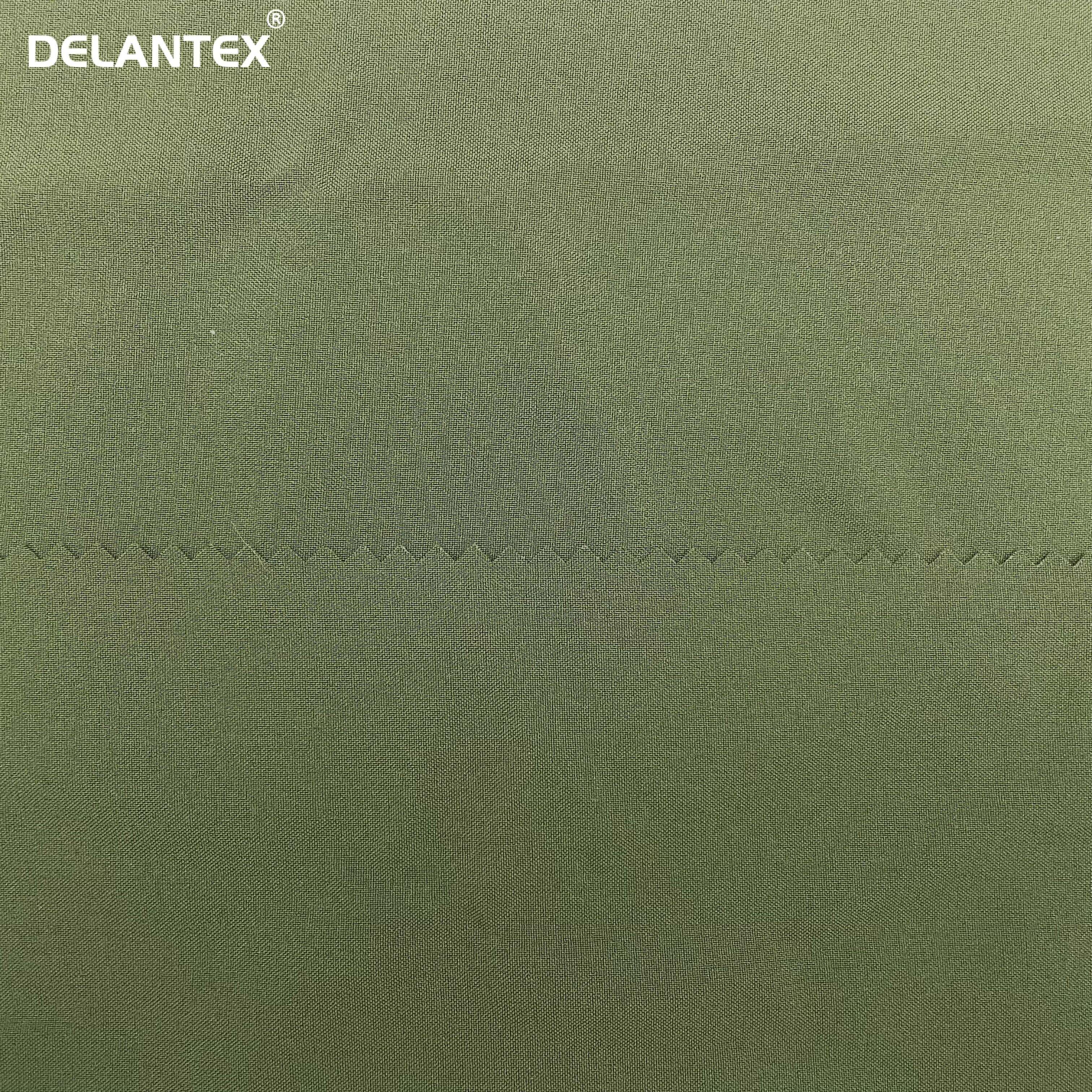 Delantex 95%polyester 5%spandex Woven Stretch Wok Wear Fabric 175gsm 150cm Customizable Colors