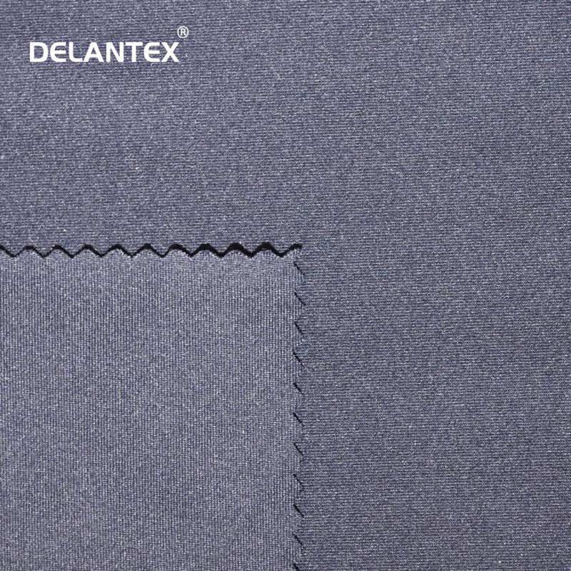 Delantex Shiny 88 Polyester Poly 12 Spandex Vinyl Elastane 4 Way Stretch Stretchy Fabric Material Free Sample