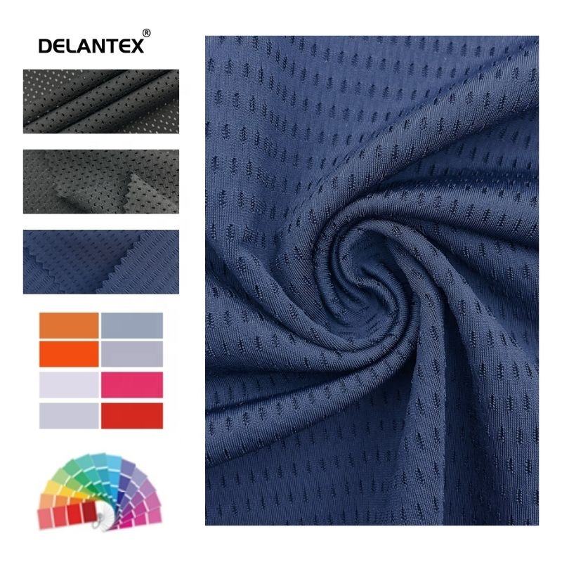 Delantex 200GSM Color Customized Nylon Spandex Fabric for Breathable Wicking Sportswear