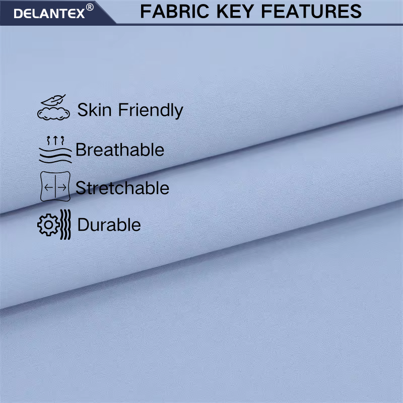 Delantex 83%nylon 17%spandex Nylon Yoga Fabrics High Quality Stretch Material