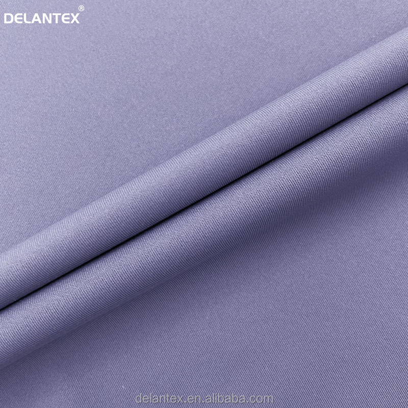 Delantex Hot Sale 80% Nylon 20% Spandex Interlock Fabric , Solid Knitting Interlock for Yoga Wear 160GSM