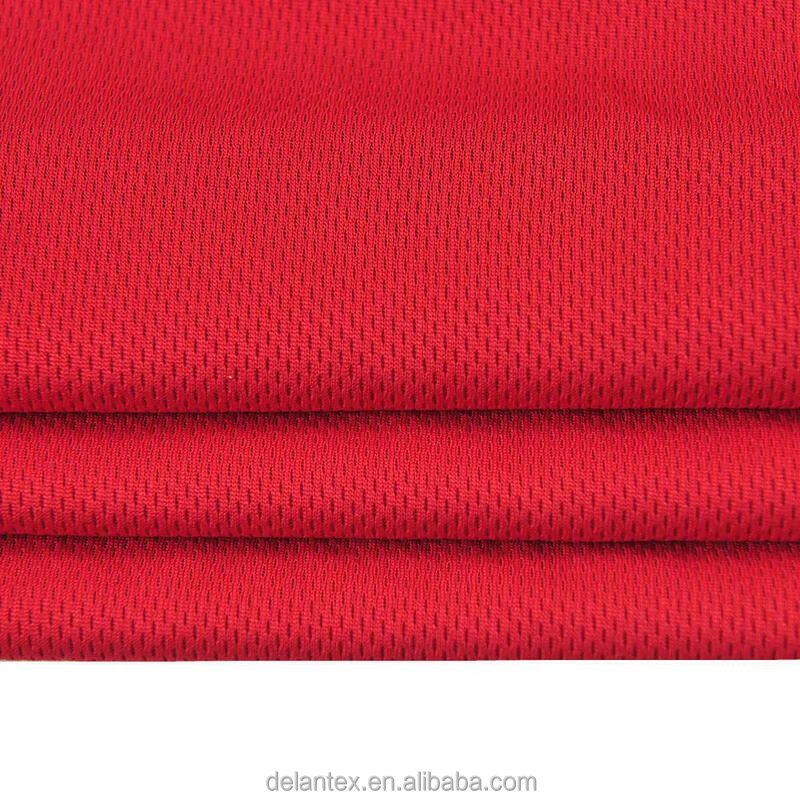 Delantex 100% Polyester Bird Eye Mesh Fabric Roll Meter