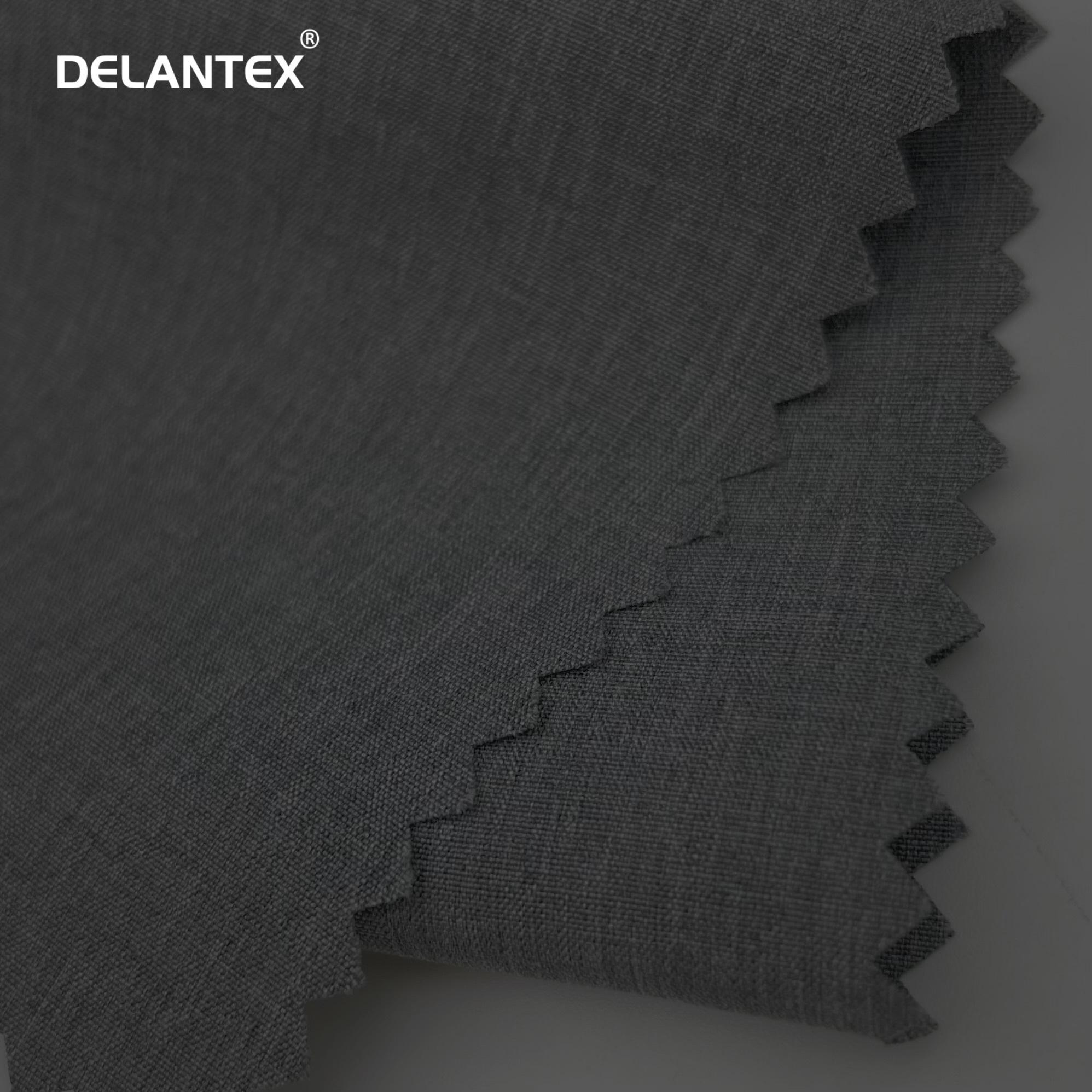 Delantex 100%polyester Manufacture Light Weight Skin Friendly Plain Cationic Fabric With Good Price