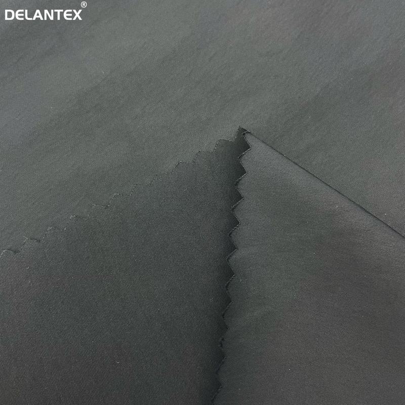 Delantex Waterproof and Windproof Jacket Fabric Lightweight 94% Nylon 6% Spandex Material 90gsm Weight