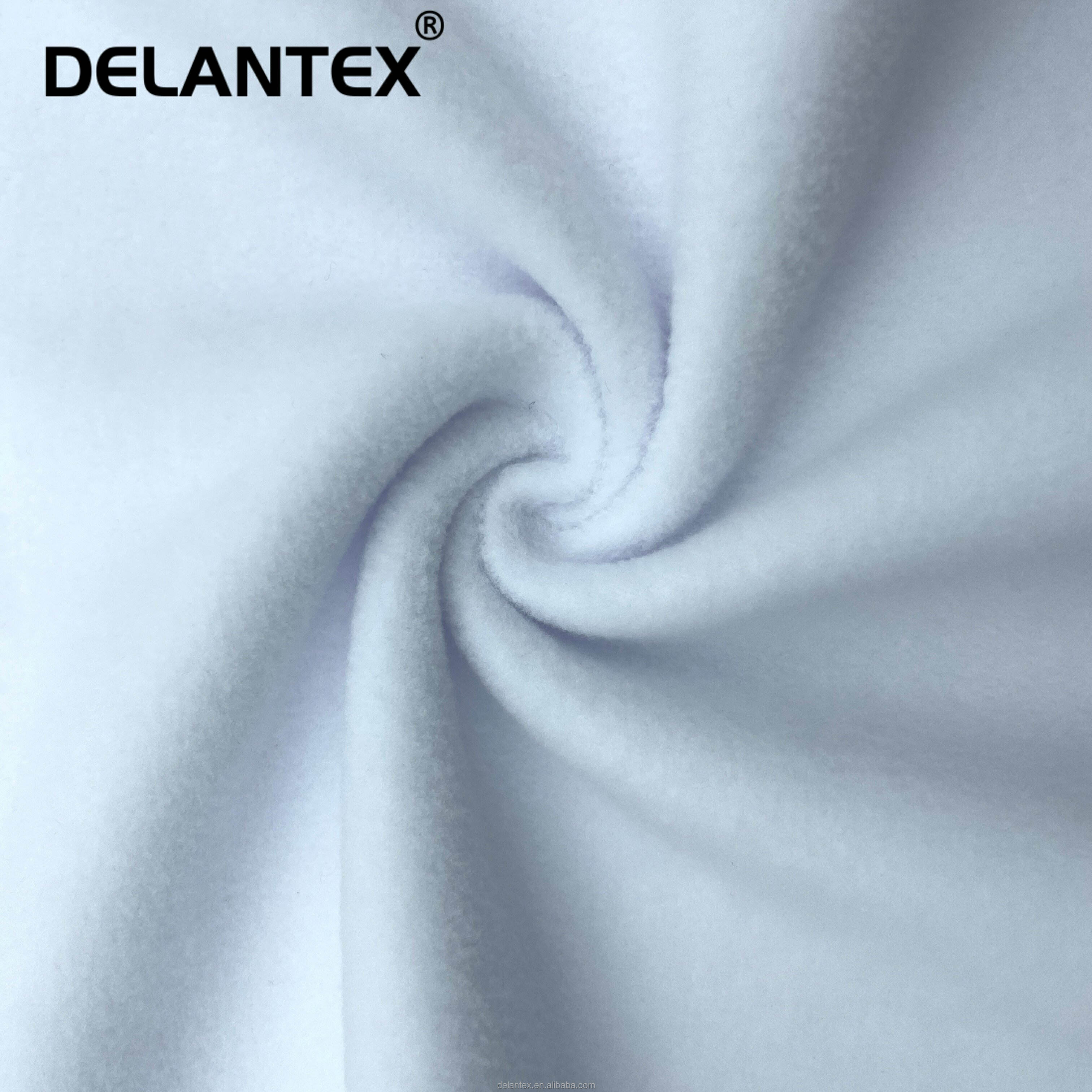 Customized Color Double Side Brush One Side Fleece Fabric for Blanket Free Sample