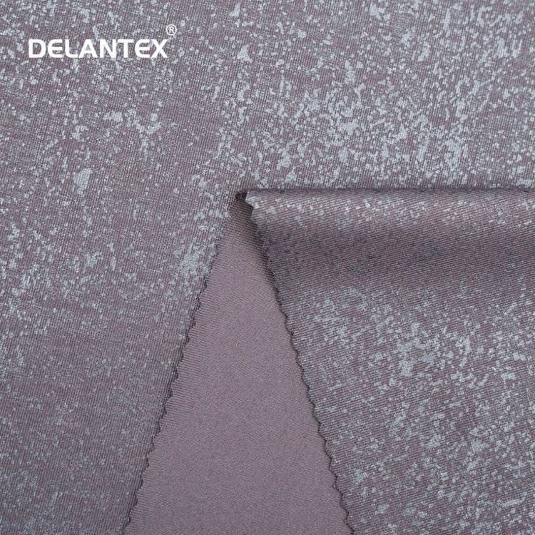 Delantex Lulu 4-Way Stretch Pullover Fabric Athletic Sportswear Swimwear Suitable Made Polyester Spandex Textile Free Sample