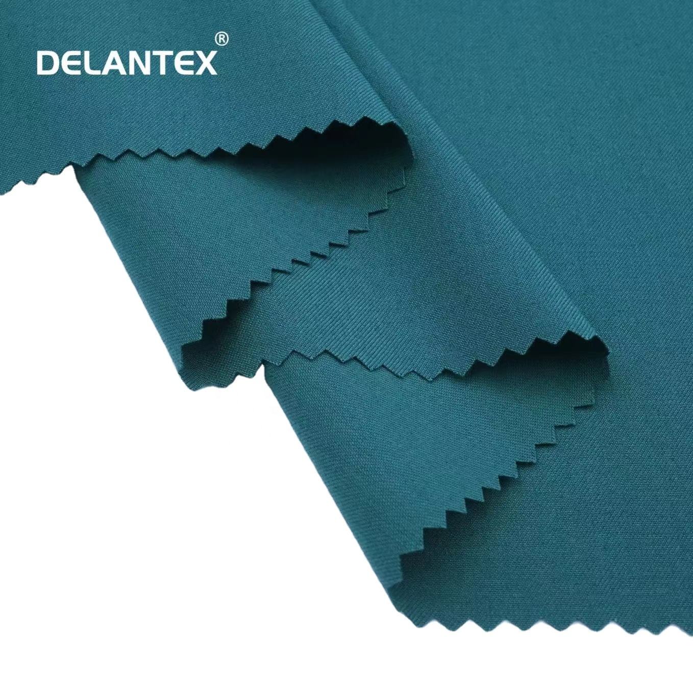 Delantex Polyester Spandex Woven Fabric for Scrubs Custom Nurse Scrubs Ant-ibacterial Fabric for Medical Uniform