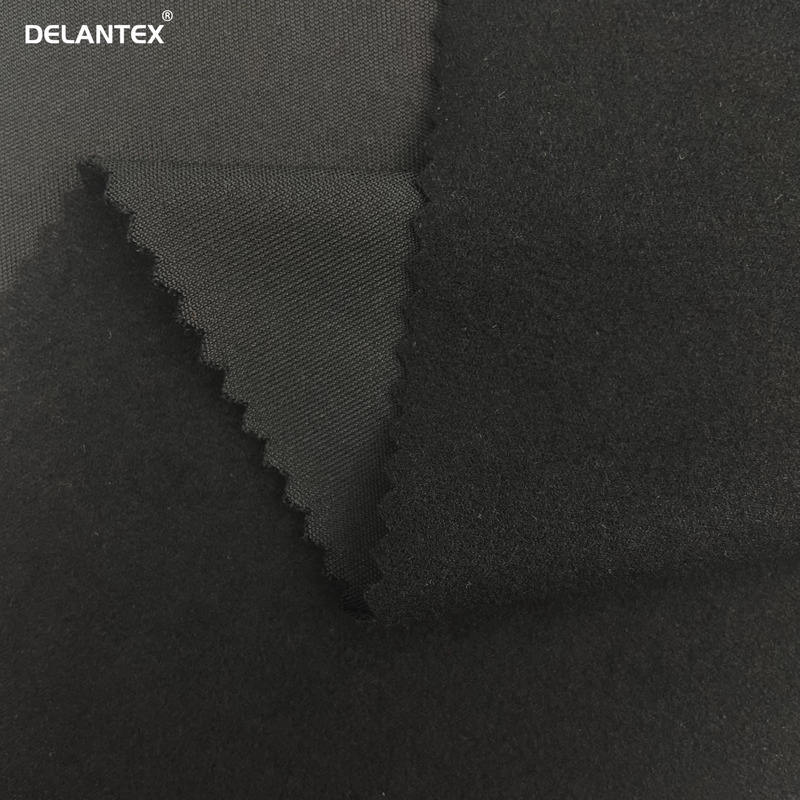 Delantex 4 Way Stretch Scuba Fabric One-Sided Brushed Fleece for Girls' Hoodie and Sportswear for Outdoor Lining and Garments