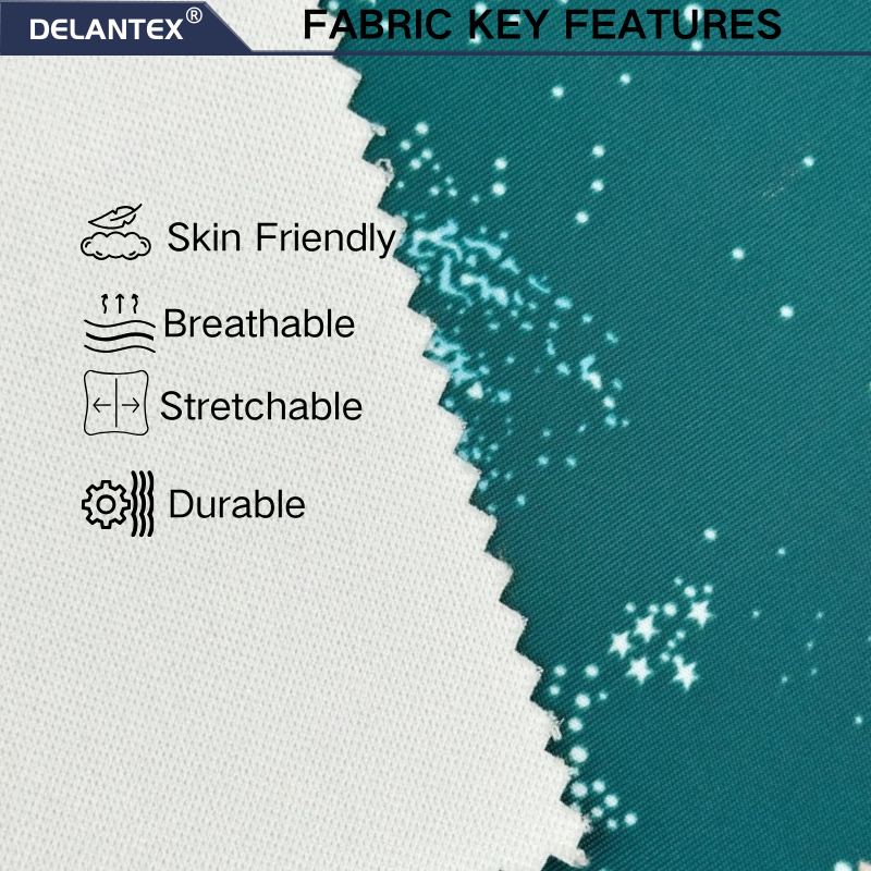 Delantex Waterproof Softshell Stretch Polyester Spandex Fabric Woven Knit Outdoor Functional Softshell Fabric Tear Resistant