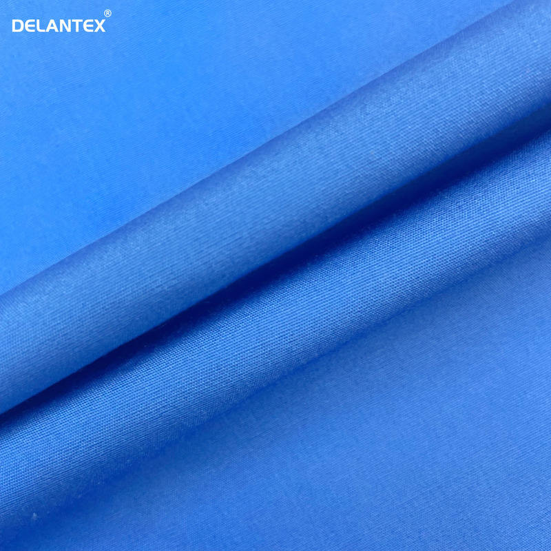 Delantex 30x30/110x60 Plain Knitted Poly Cotton Work Wear Uniform Fabric With Customized Color Free Sample