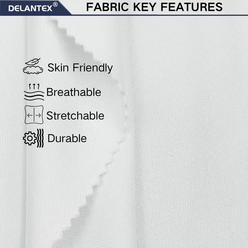 Delantex Breathable, Moisture Wicking and Sweat Wicking Sports Pique Fabric 100%polyester Sublimation Fabric 175cm 300gsm