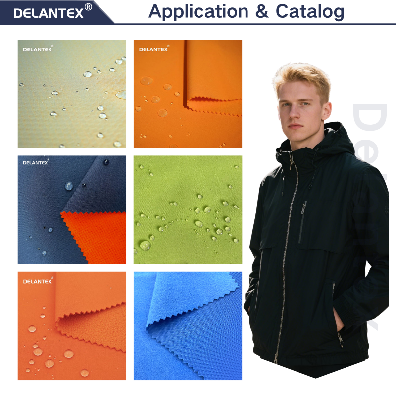 Delantex 3-in-1 Waterproof Fabric Work Jacket Waterproof Fabric Coated Waterproof Fabric Wholesale