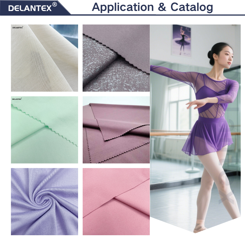 Delantex Summer Hot Selling Women's Yoga Clothing Fabric 75% Nylon 25% Spandex Sublimation Warp Knitted Fabric