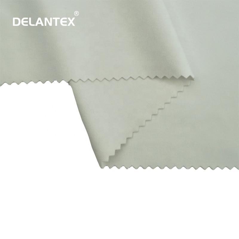 Micro White Stretch Soft 100% Polyester Poly Interlock Fabric Moisture Wicking for Lining Outdoor Use for Girls OEM Available