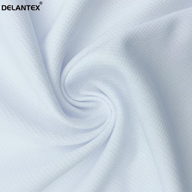 Delantex Breathable Sublimation Print Bird Eye Jersey Mesh Fabric Sublimation Polyester t Shirt Fabric Roll