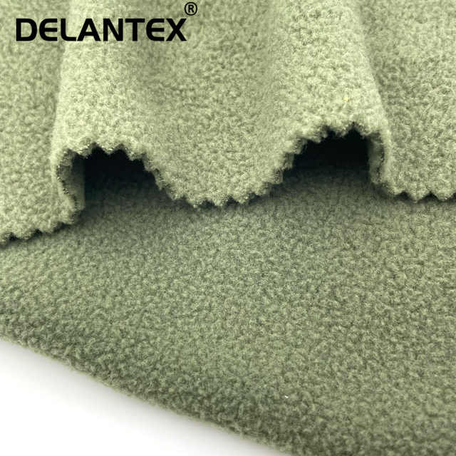 Delantex Manufacture 260GSM Polartec by the Yard Wholesale Cheap Anti Pill Fleece Fabric Free Sample