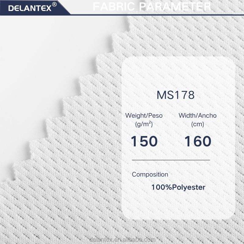 Delantex Colour 100 Polyester Moisture Wicking Close Bird Eye Mesh Sport Cloth Fabric Free Sample