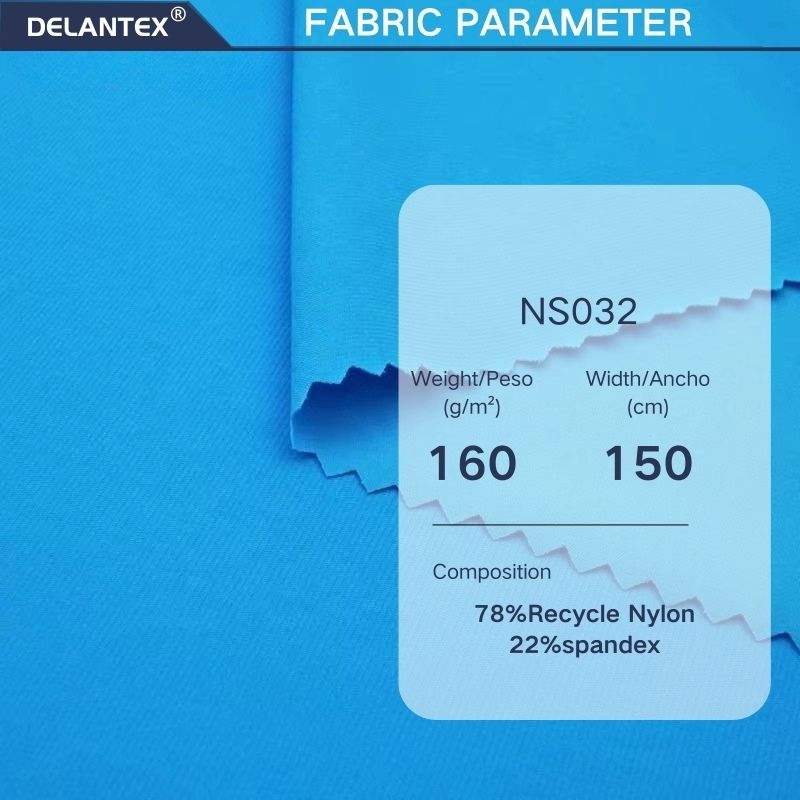 Custom Eco-Friendly 4 Way Stretch Swimwear Fabric 78% Recycled Nylon 22% Spandex Quick-Dry Breathable Recycle Girls Plain