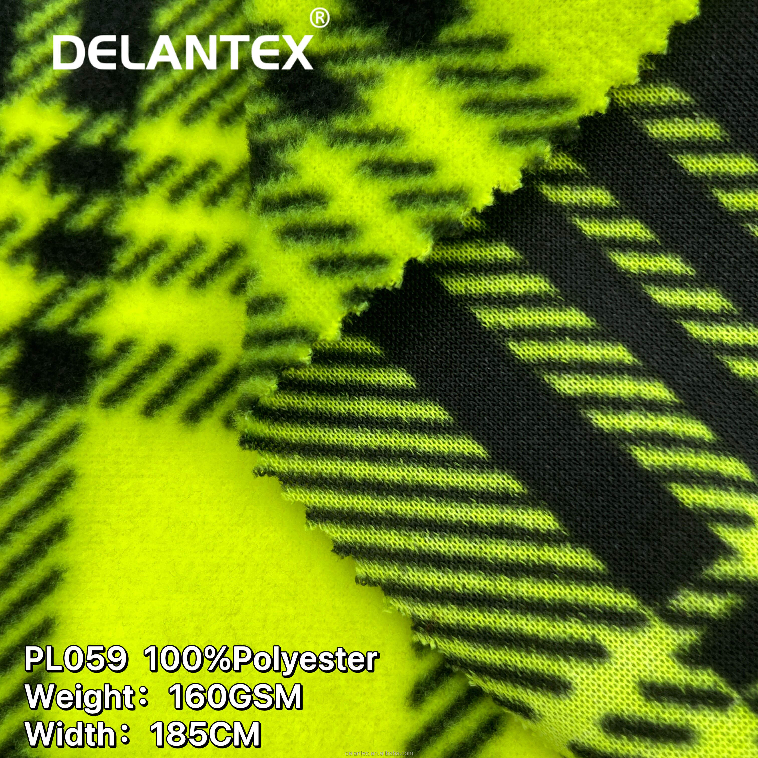 Customized Grid Printed Polar Christmas Fleece Fabric by the Yard